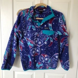 Limited edition Patagonia whimsical owl synchilla